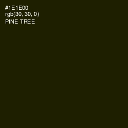 #1E1E00 - Pine Tree Color Image